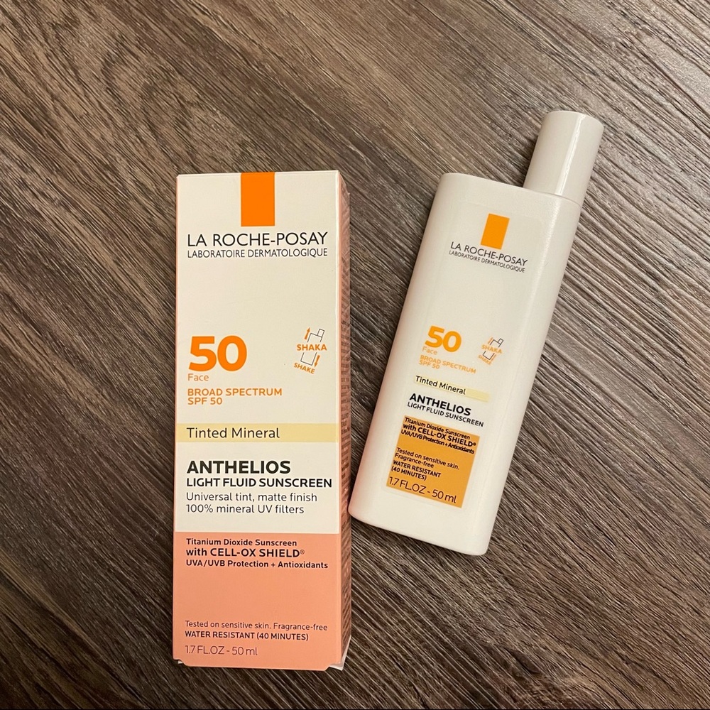 New La Roche Posay Anthelios tinted sunscreen